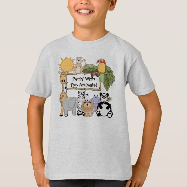 Beställnings- ZoodjurT-tröja Tee Shirt (Framsida)