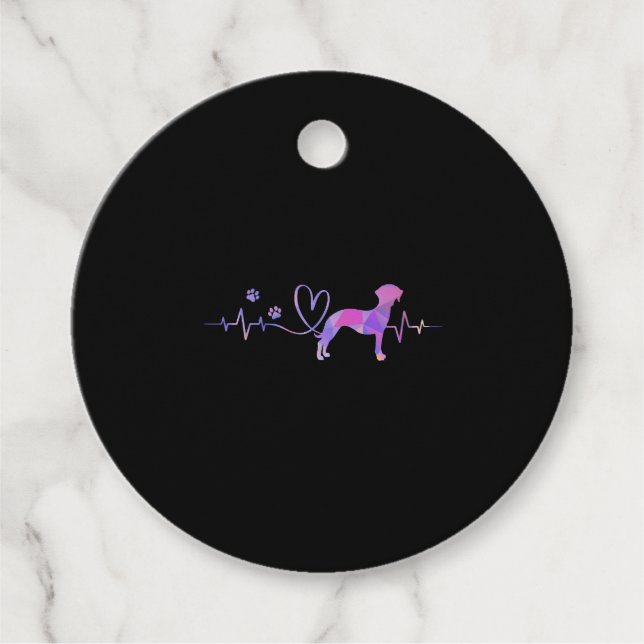 Beställningshjärtslag Gåvor Etiketter (Framsida)