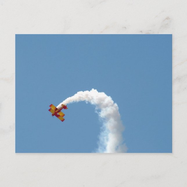Beställningskort för flygplansAcrobatik Vykort (Framsida)