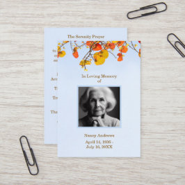 Beställningskort för Himmel Löv Visitkort