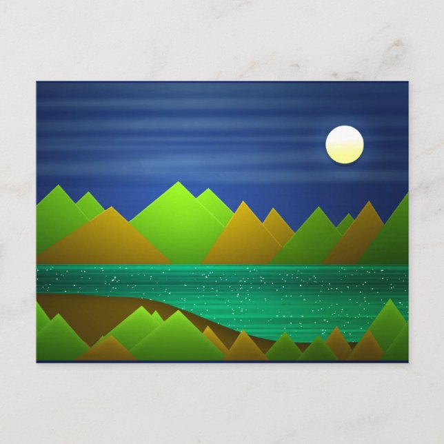 Beställningskort för liggande liggande vykort (Framsida)