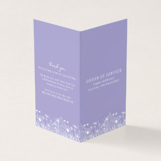 Beställningsprogram för Wildblomsterlavender Kort