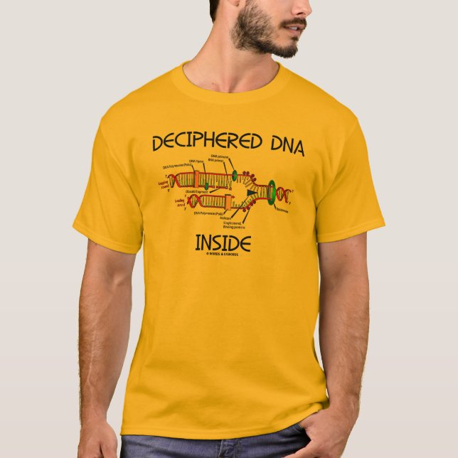 Bestäm DNA Inside DNA Replication Humor T-shirt (Framsida)