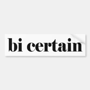 bestämd bi bildekal