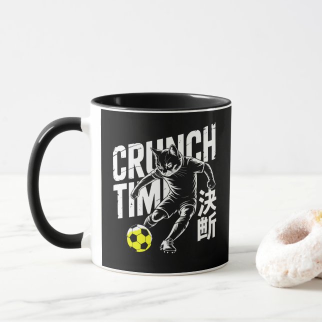 Bestämda fotbollskattkoppar - Matchpresent Mugg (Med munk)