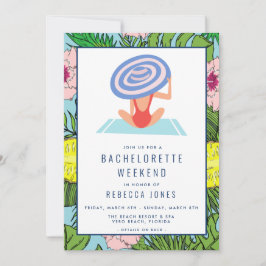 Bestämmelseort Bachelorette Beach Helg Resa Inbjudningar