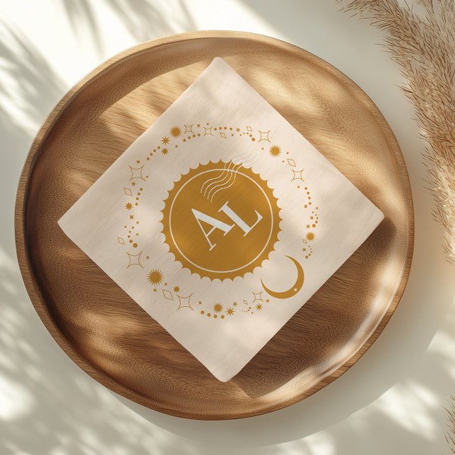 Bestämmelseort för boardpass Cosmic Bröllop Pappersservett (Skapare uppladdad)