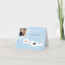 Bestämmelseort för grekiska Bröllop Inbjudan