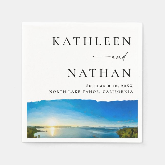 Bestämmelseort för NordSjö Tahoe Pappersservett (Framsidan)