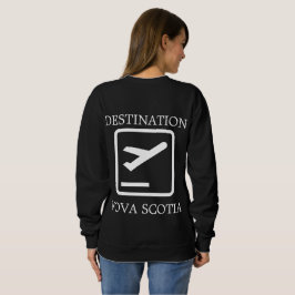 Bestämmelseort till Öster Kusten Nova Scotia Hoodi T Shirt