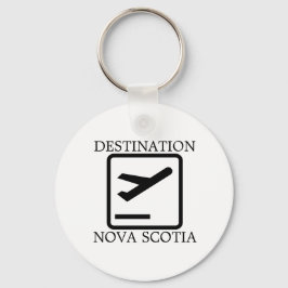 Bestämmelseort till Öster Kusten Nova Scotia-nycke Nyckelring