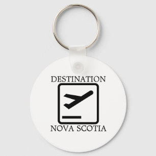 Bestämmelseort till Öster Kusten Nova Scotia-nycke Nyckelring