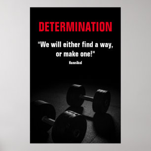 Bestämning av Boobuilding Fitness Motivational Poster