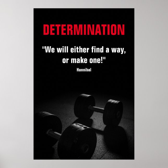 Bestämning av Boobuilding Fitness Motivational Poster (Framsidan)