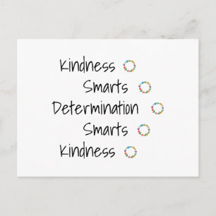 Bestämning, Smarts, Kindness Vector (© Mira) Vykort