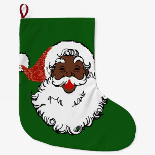 Bestånd av afrikansk jultomten christmas julafton stor julstrumpa