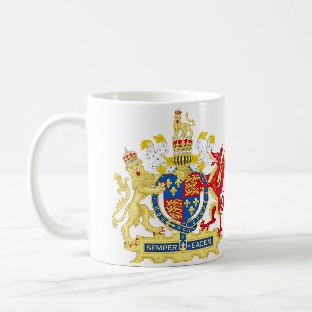 Bestand Jackar av Arm av England Kaffemugg (Vänster)