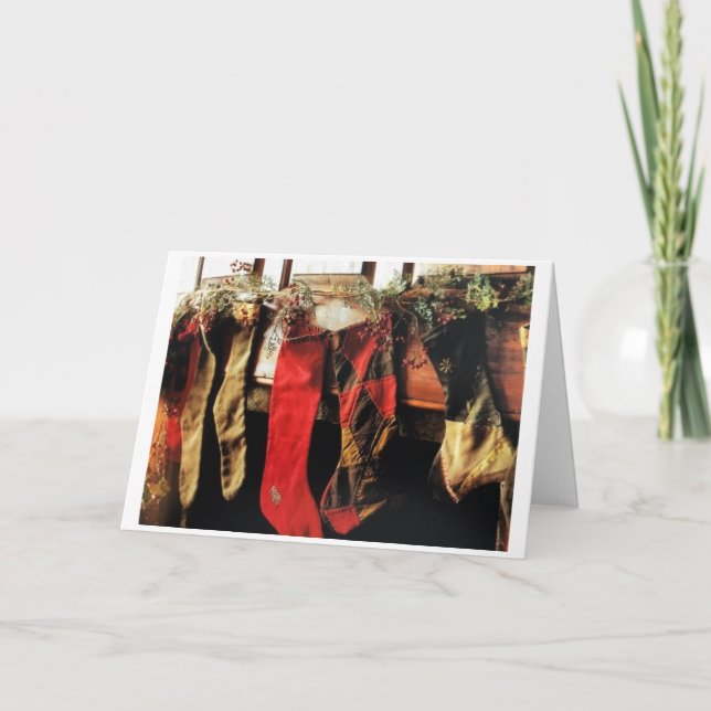 **BESTÅNDEN ÄR HUNG** GOD JUL KORT (Framsida)