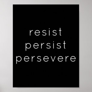 Beständig fortsättning - Motivering T Shirt för o Poster
