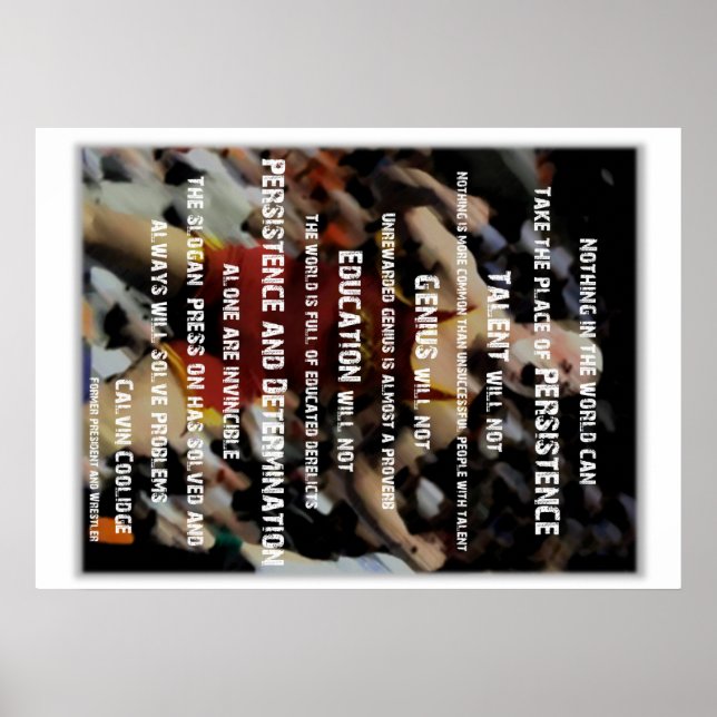 Beständighet - brottning poster (Framsidan)