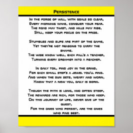 Beständighet Poster