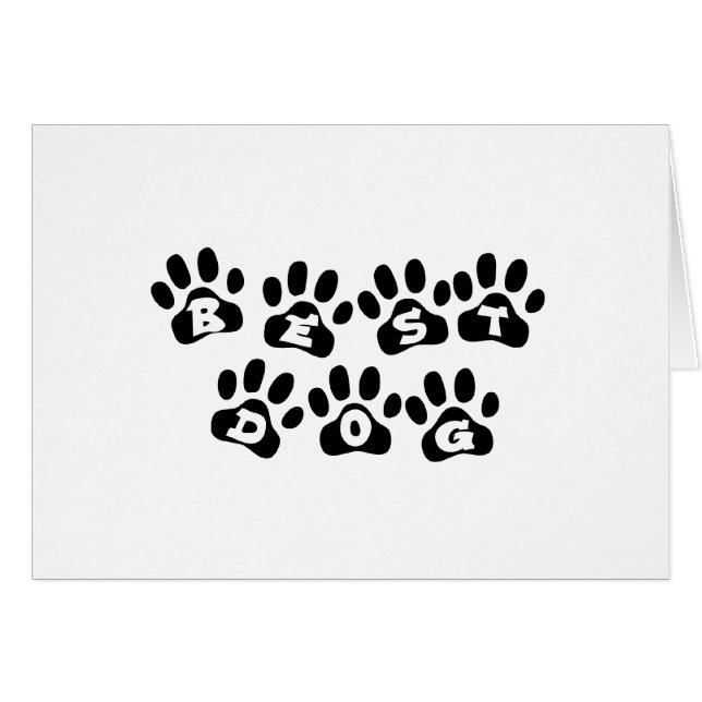 Bestdog Hälsningskort (Framsidan Horizontal)