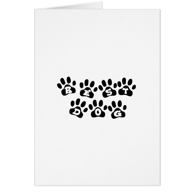 Bestdog Hälsningskort (Framsidan)