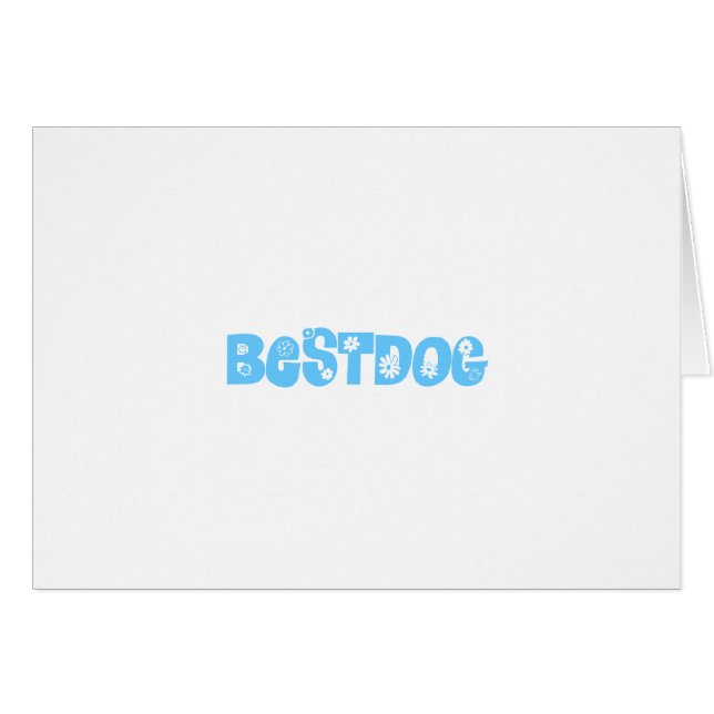 Bestdog Hälsningskort (Framsidan Horizontal)
