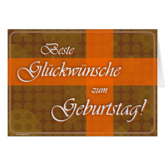 Beste Glückwünsche Hälsningskort
