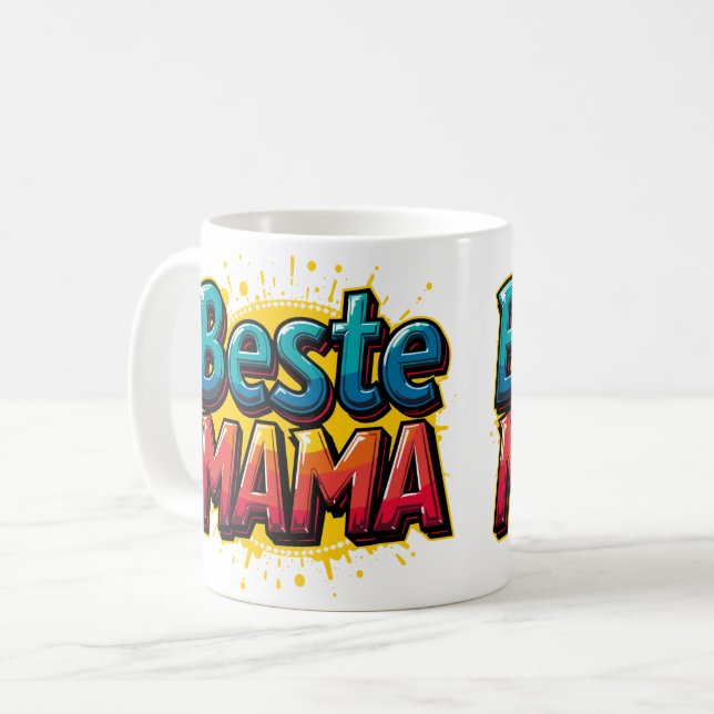 Beste Mama 1 Kaffemugg (Framsida vänster)
