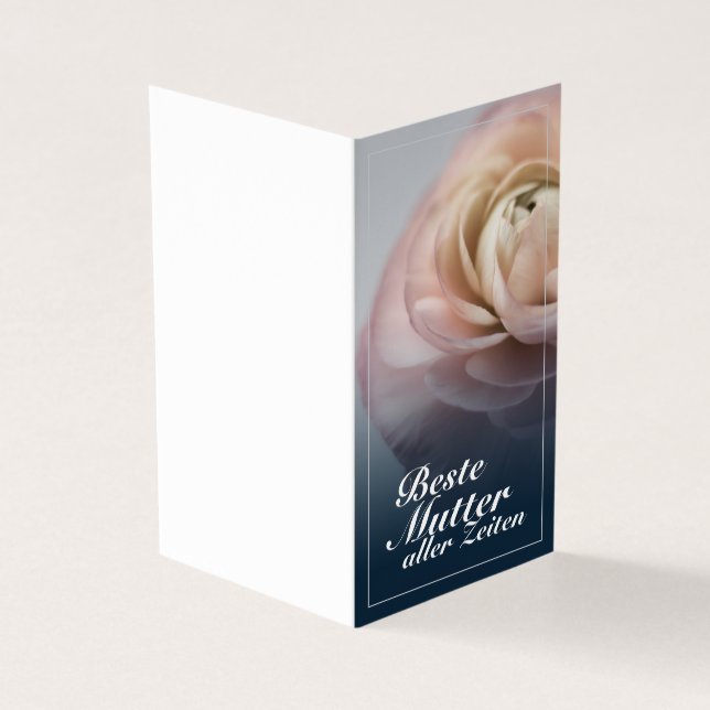 Beste Mutter aller Zeiten mit großer rosa Ro Kort (Utsida)