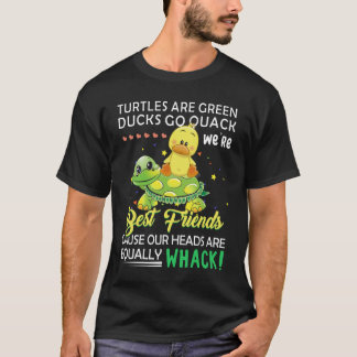 Besteever Turtles är Grönt Ankor...gå Quack we_re T Shirt