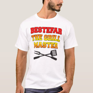 Bestefar Grill Master Norway Grandfather GIft T Shirt