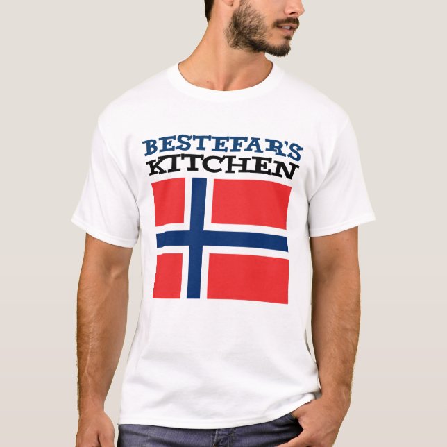 Bestefars farfar för köknorrman t shirt (Framsida)
