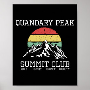Besteg Quandary Peak Summit Club Vandra Colorado S Poster