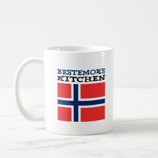 Bestemors Kitchen Norsk farmor Kaffemugg (Vänster)