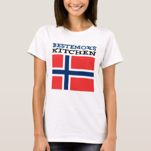 Bestemors Kitchen Norsk farmor T Shirt