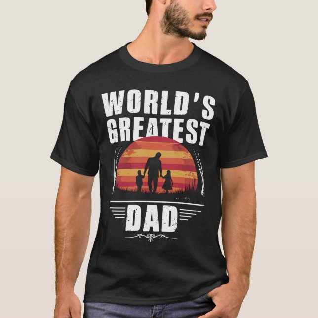 Bester Papa der Welt T Shirt (Framsida)