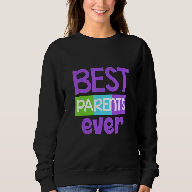 Bester Parent Mum Mother Dad Father T Shirt (Framsida)