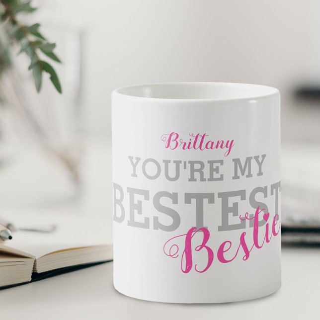 Bestest Bestie| Cute Bestie BFF Kaffemugg (Skapare uppladdad)