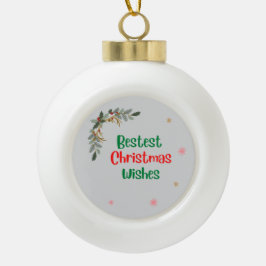 Bestest jul Önskemål Julgranskula Keramik