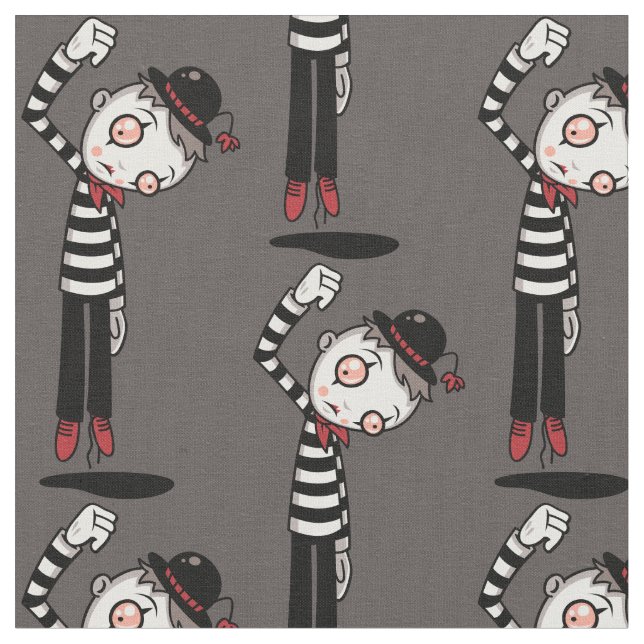 Bestest Mime någonsin Tyg (Närbild)
