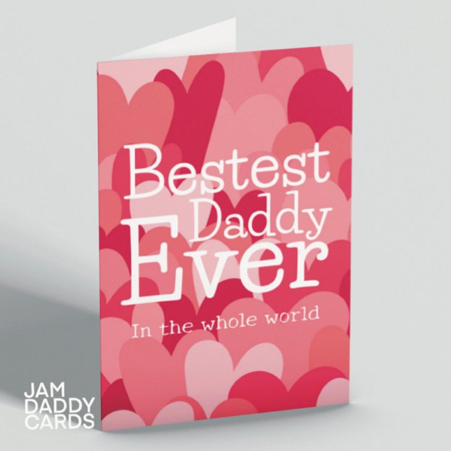 Bestest pappa nånsin Card Kort (Skapare uppladdad)