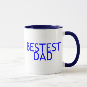 Bestest pappablått mugg