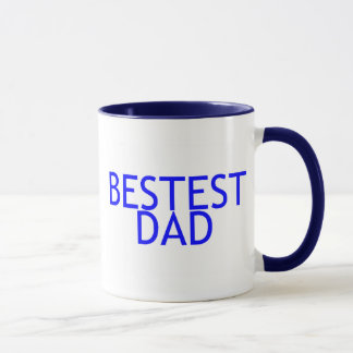 Bestest pappablått mugg