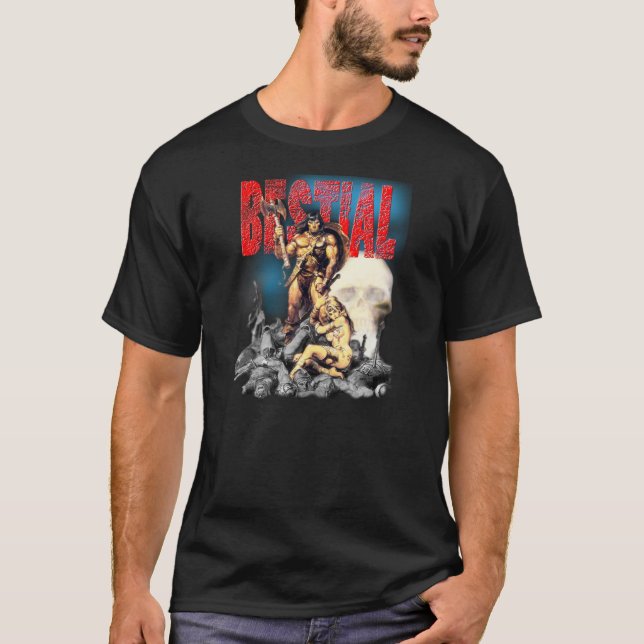 bestial t shirt (Framsida)