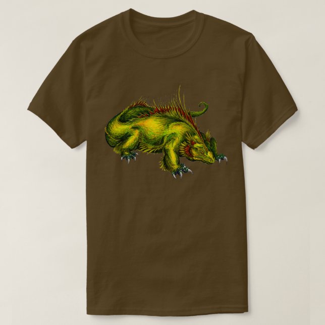 Bestiary 7 Kat Lizard T Shirt (Design framsida)