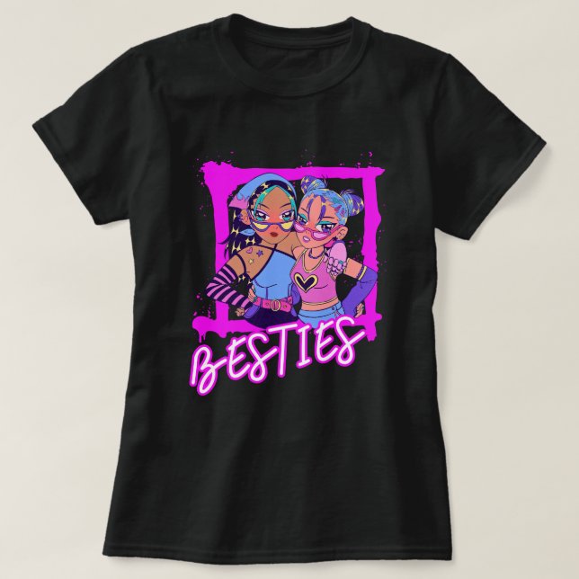 Bestie BFF T Shirt (Design framsida)