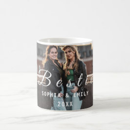 Bestie Collage Mug – Custom Photos, Names & Year Kaffemugg