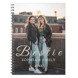 Bestie Collage Spiral Photo Notebook – Custom Anteckningsbok